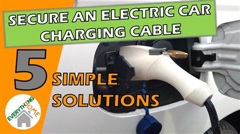 box to hide electric car charging cable|how to protect yourself from charging cable.